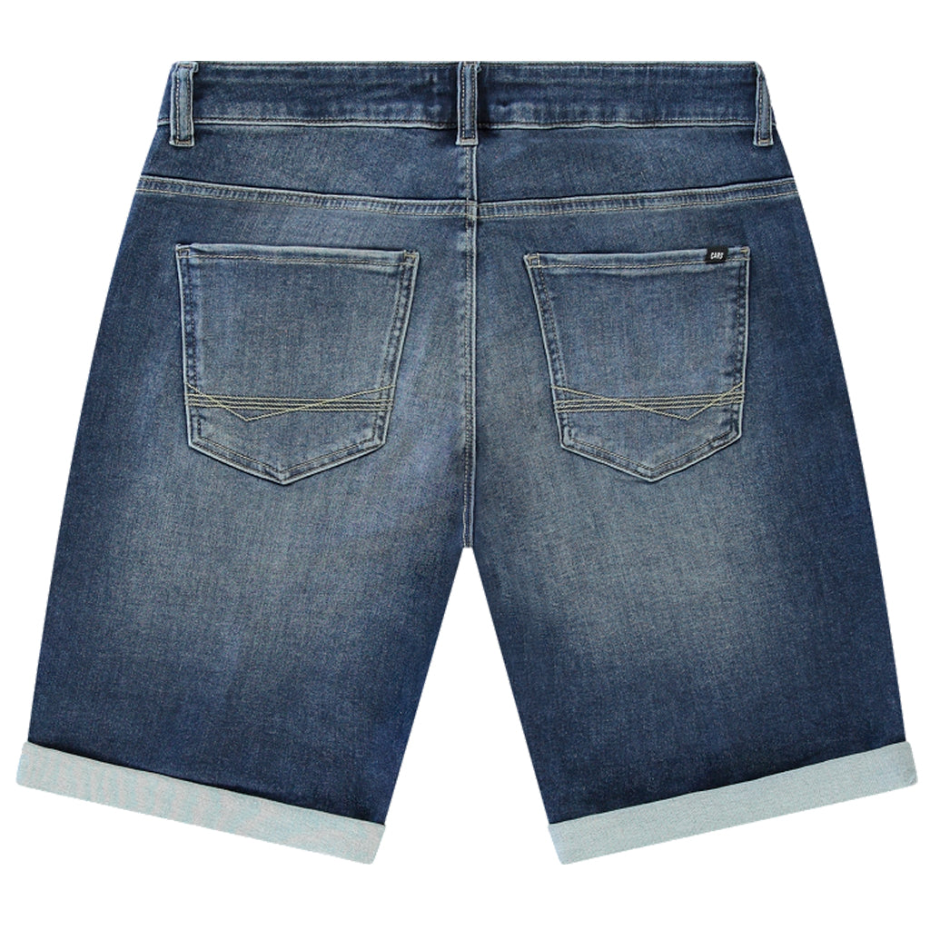 Cars Jeans Shorts Dark Used | Comfort Stretch Herren