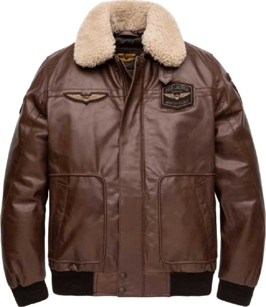 hudson bomber brown front