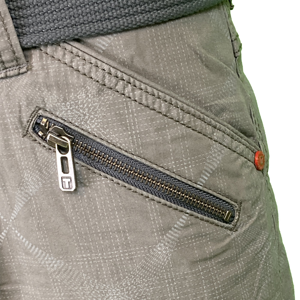 Timezone 3/4 Shorts in Beluga Grey – Lässiger Cargo-Style für Herren