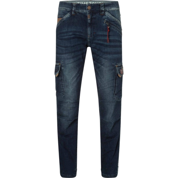 Cargohose Regular Roger von Timezone in Rough Navy Wash